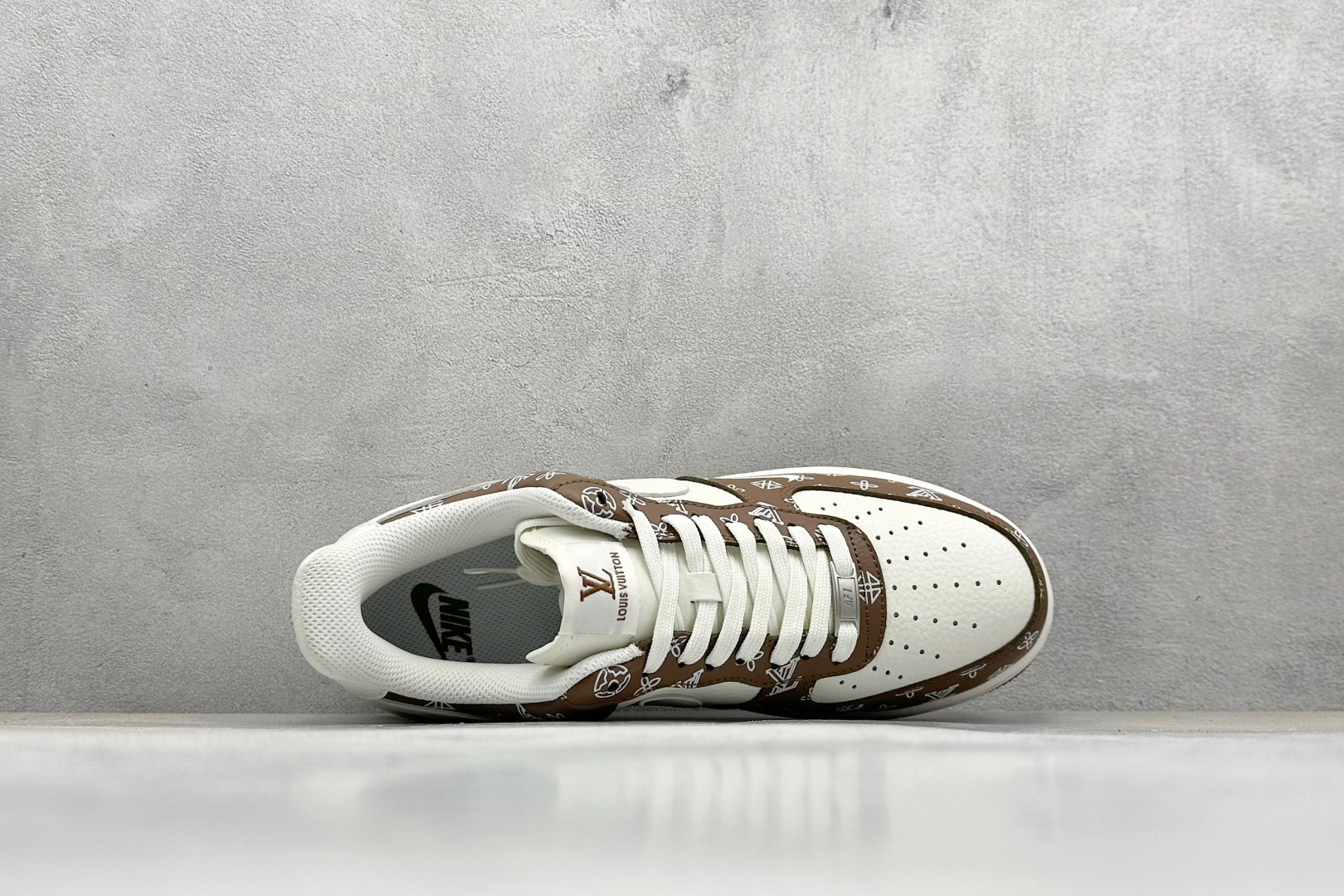 SC版Nike Air Force 1'07 Low LV联名 奶白棕 空军一号低帮休闲板鞋 LW9279-018