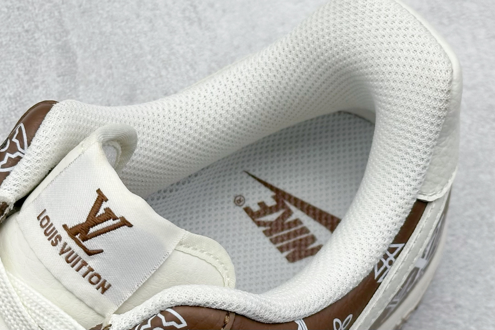 SC版Nike Air Force 1'07 Low LV联名 奶白棕 空军一号低帮休闲板鞋 LW9279-018