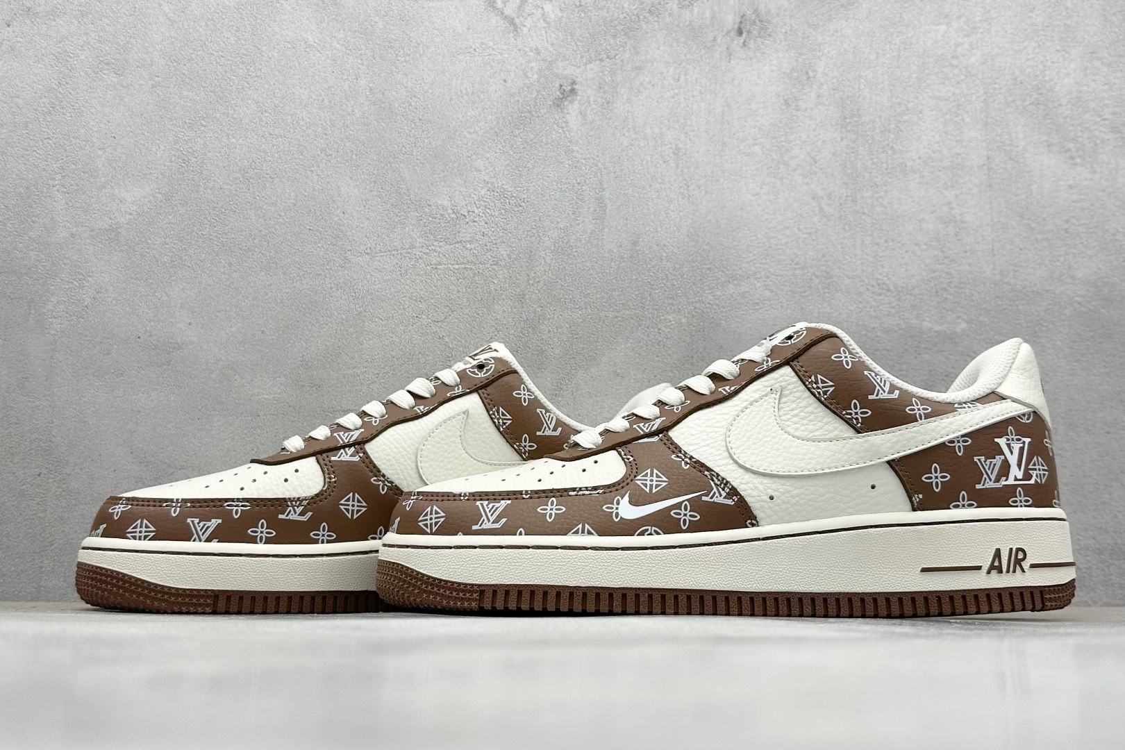 SC版Nike Air Force 1'07 Low LV联名 奶白棕 空军一号低帮休闲板鞋 LW9279-018
