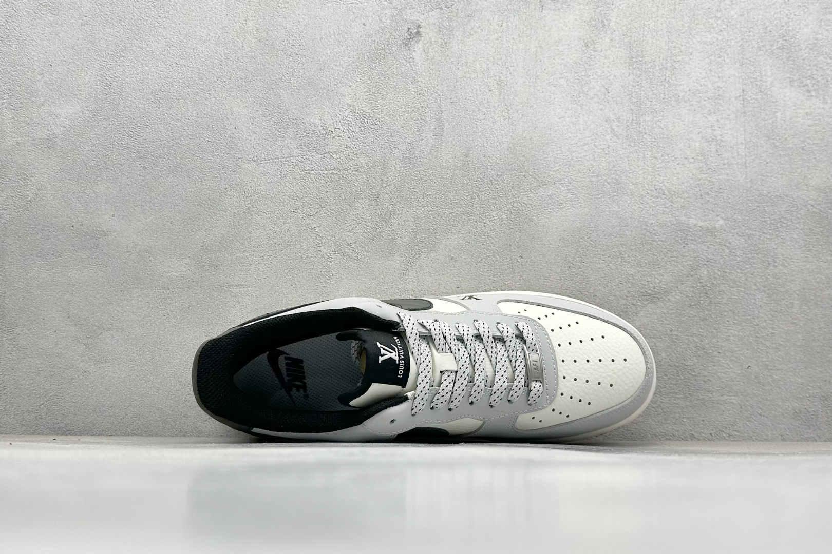 SC版Nike Air Force 1'07 Low LV联名 灰白镭射渐变 空军一号低帮休闲板鞋 LW9279-020