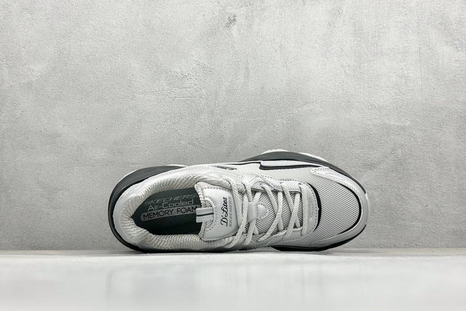 Skechers/斯凯奇 网面透气 轻便防滑 减震舒适 耐磨厚底增高运动鞋