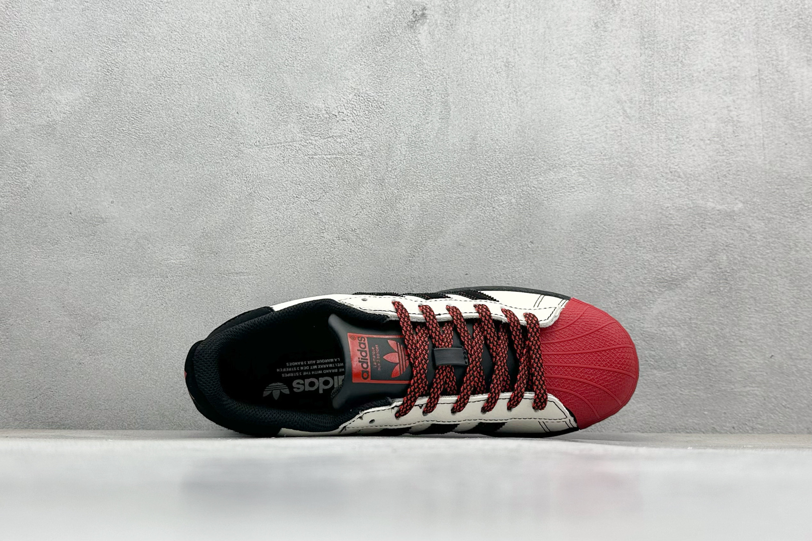 AD Originals Superstar x New Balance 白黑红 AD8021