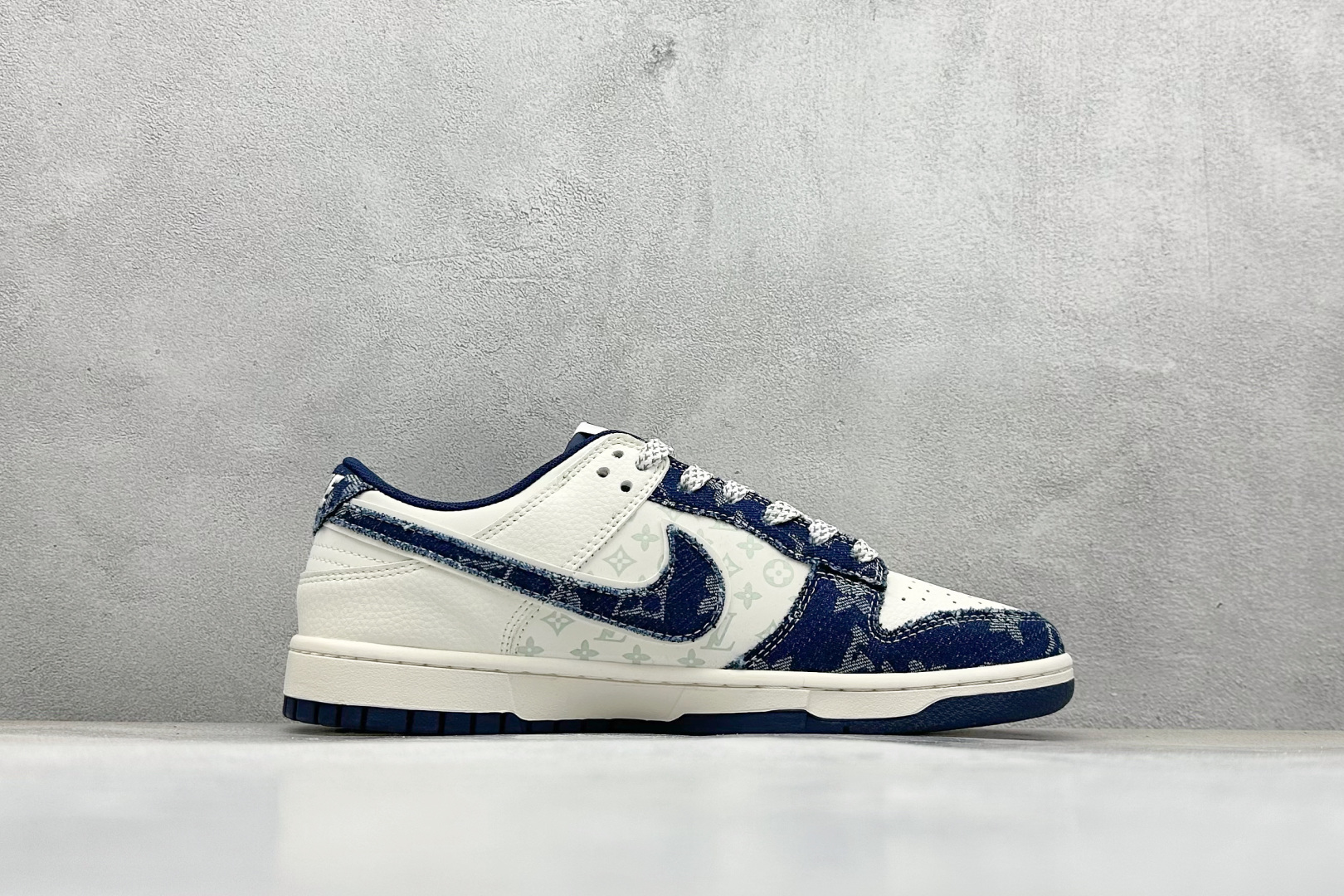 XC版Nike SB Dunk Low LV联名 米蓝布小勾 低帮休闲板鞋 YX5066-386