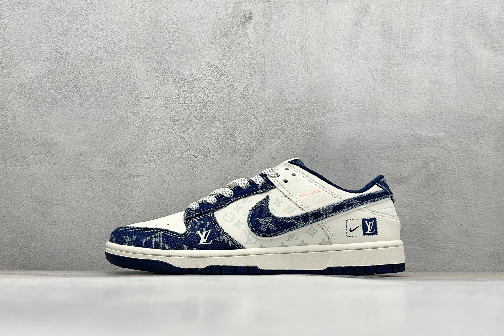 XC版Nike SB Dunk Low LV联名 米蓝布小勾 低帮休闲板鞋 YX5066-386