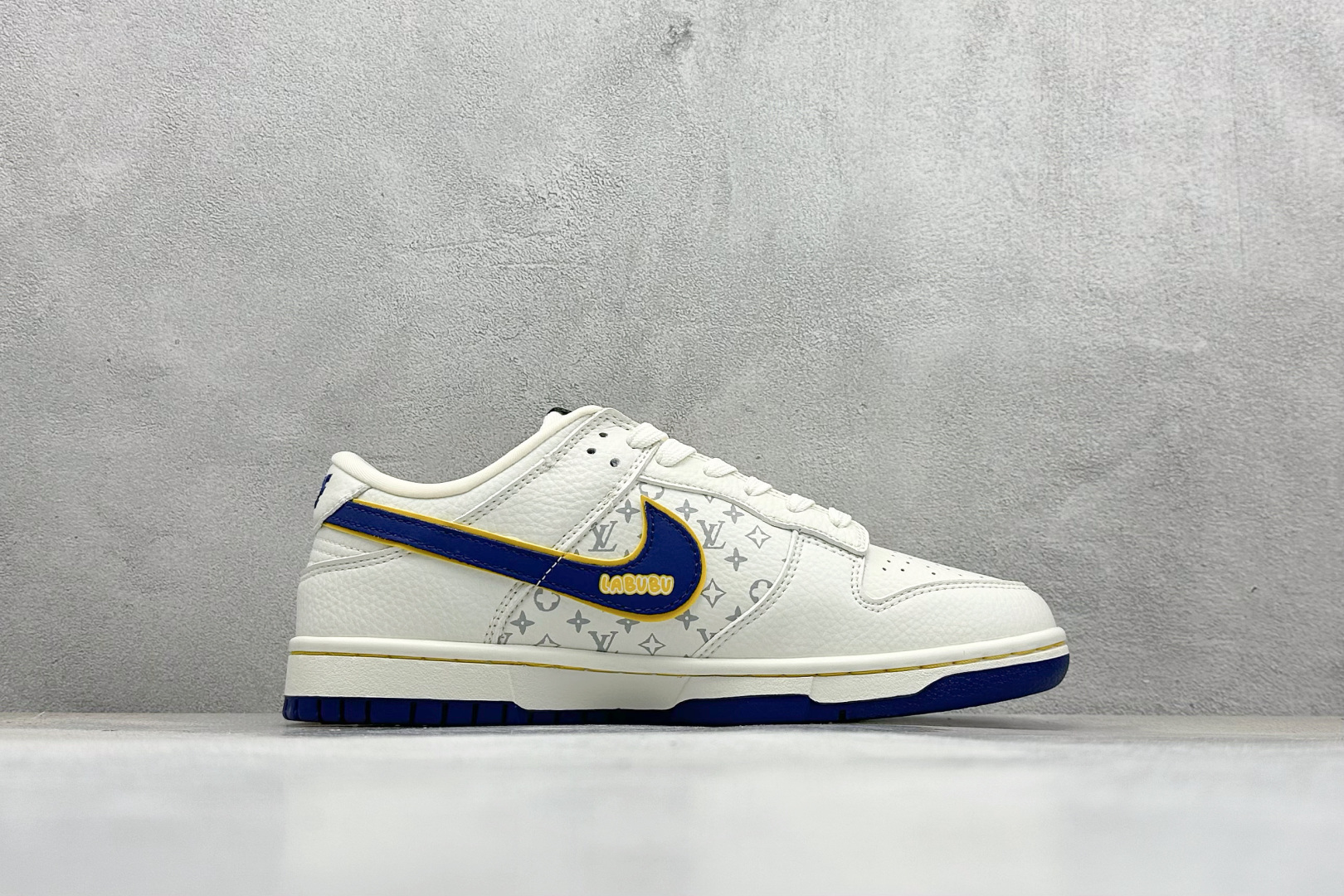 SC版Nike SB Dunk Low 三方联名 白蓝金 高端定制 低帮休闲板鞋 SC0601-457