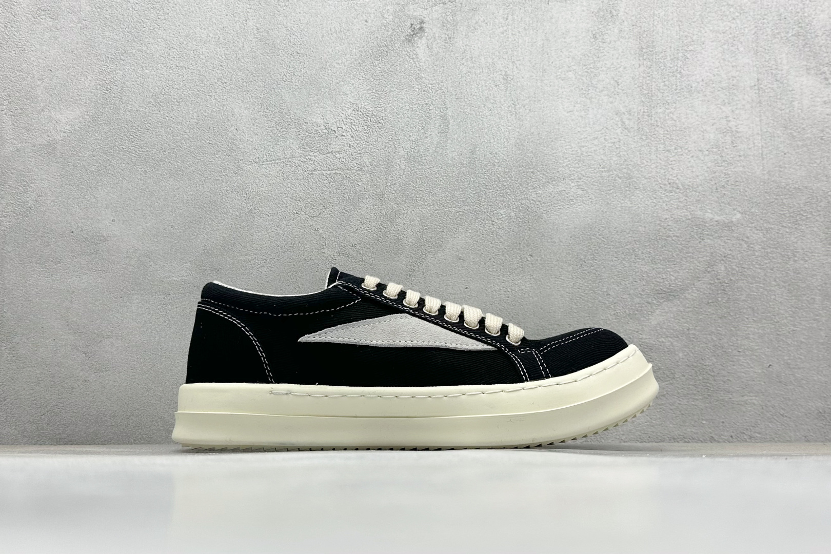 OK版Rick Owens Drkshdw 瑞克·欧文斯低帮牛仔布时尚运动板鞋