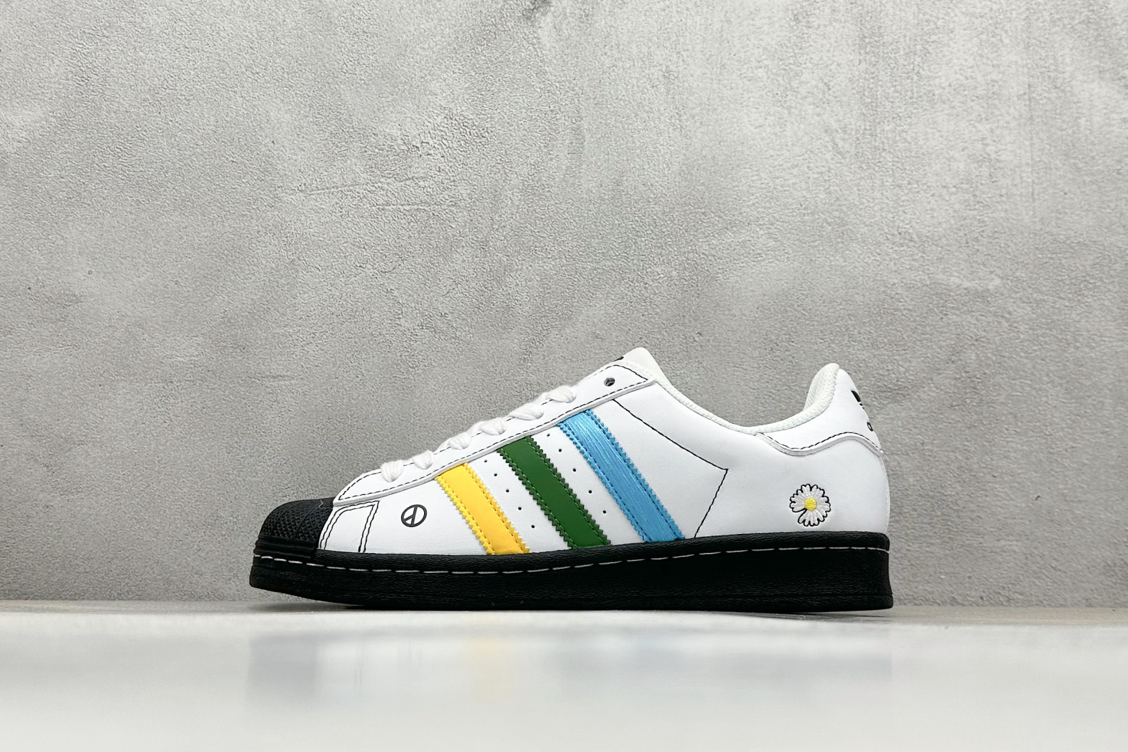 AD Originals Superstar x 小雏菊 黑白 BZ2538