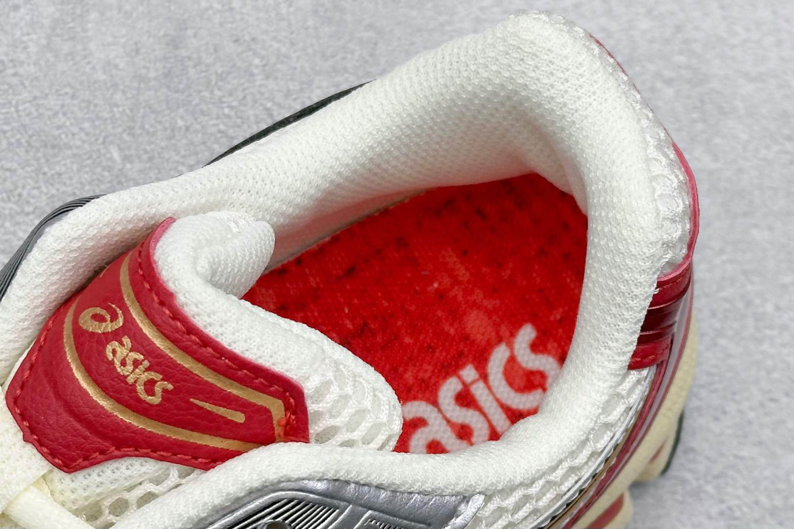 Asics Gel-Kayano 14 织物合成革 马拉松 潮流 复古 減震防滑耐磨 低帮 跑步鞋 白银红 1203A692-100