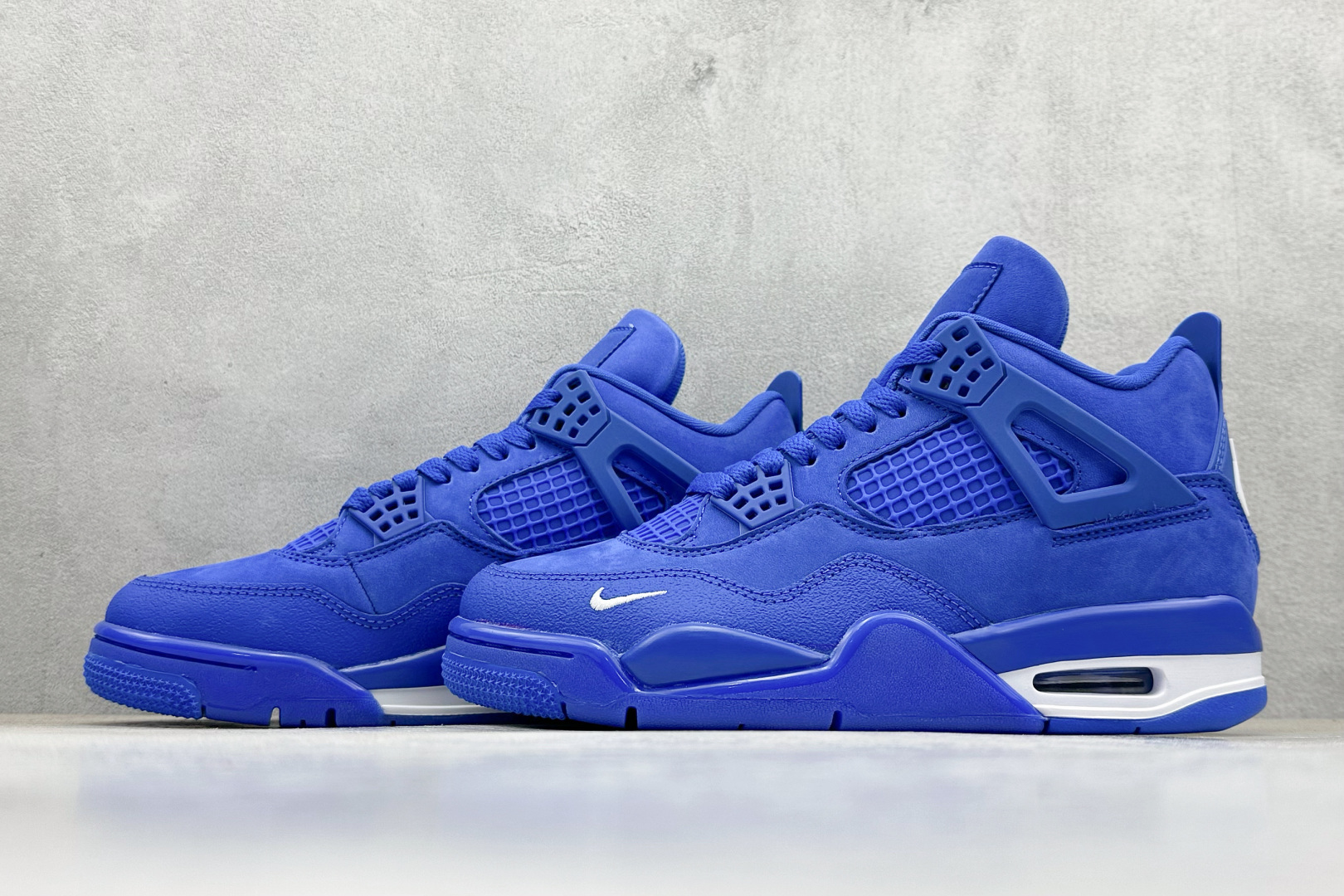 F版Nigel Sylvester x Air Jordan 4 Retro ”Blue” AJ4 乔4 联名蓝砖 HF4340-400