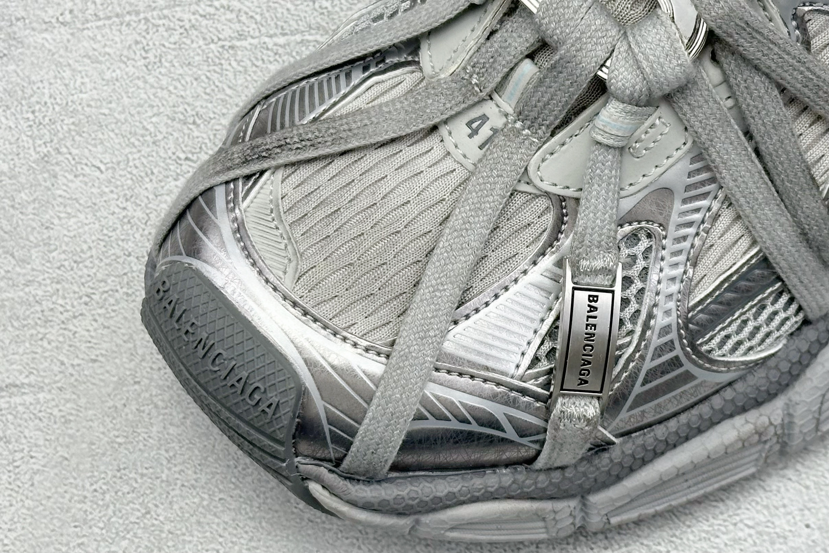 图片[7]-I8 巴黎十代 Balenciaga 巴黎世家 铁扣绑带Balenciaga Sneaker Tess s.Gomma 纯原版本 原装大盒 从里到外 一切百分百还原官方配置 顶级专供碾压市面一切真标版本 尺码：35-46-选品中心