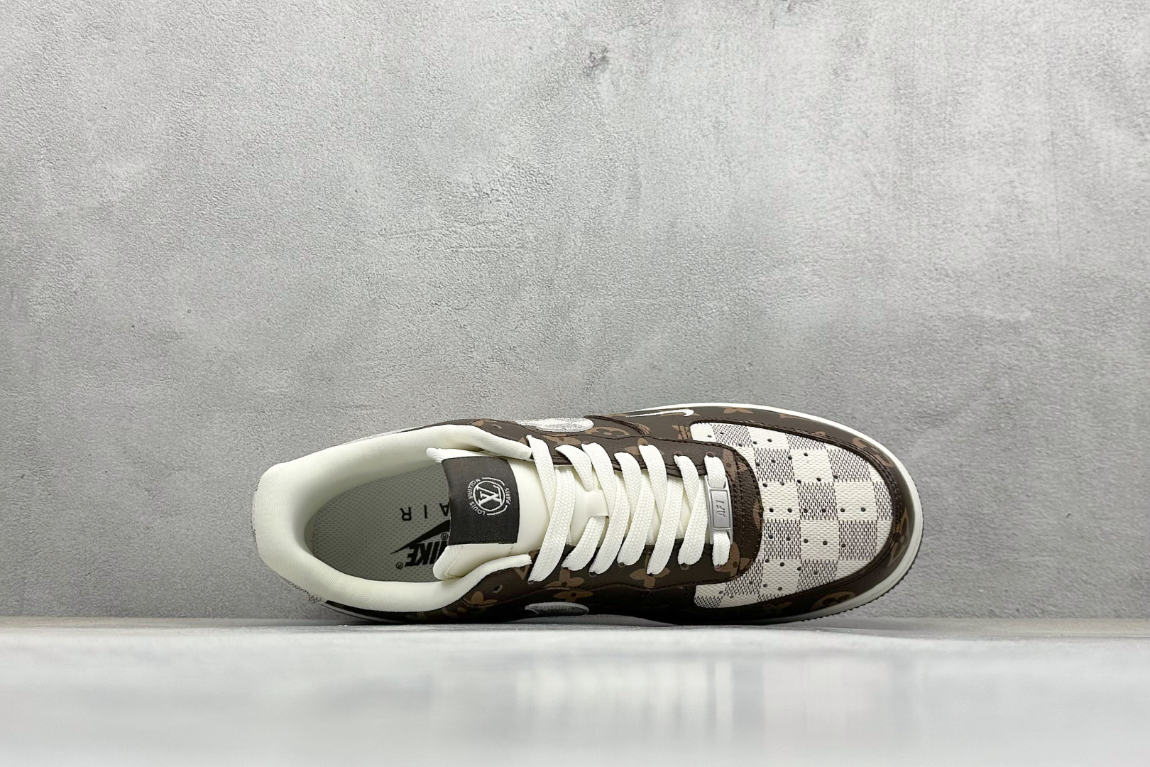 SC版Nike Air Force 1'07 Low LV联名 经典咖啡棕 空军一号低帮休闲板鞋 SC0601-558