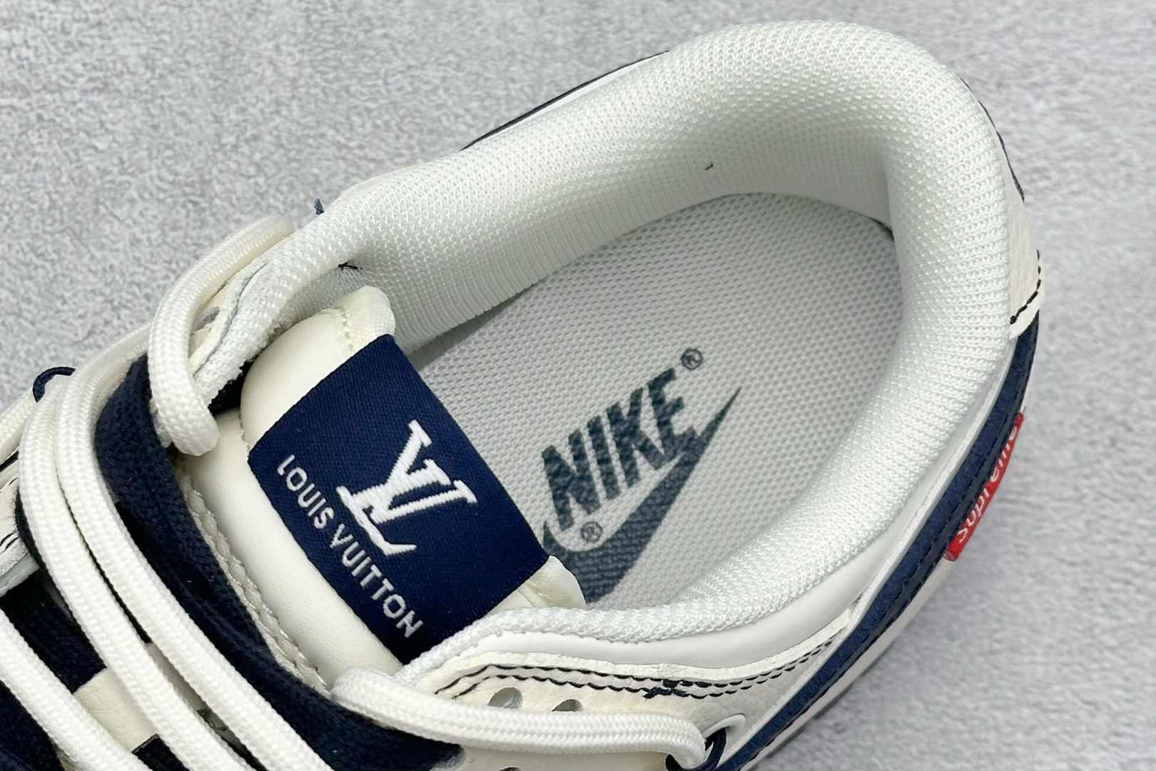 XC版Nike SB Dunk Low LV联名 海军蓝抽绳 低帮休闲板鞋 YX5066-370