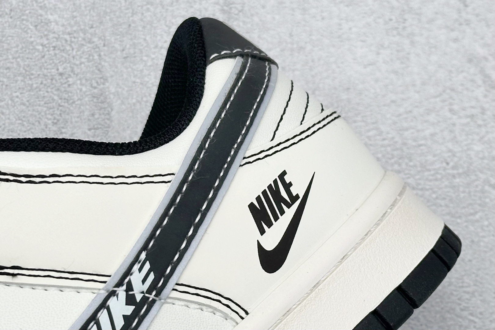 XC版Nike SB Dunk Low“ NIKE联名——黑灰边勾” 低帮休闲板鞋 CS1688-116