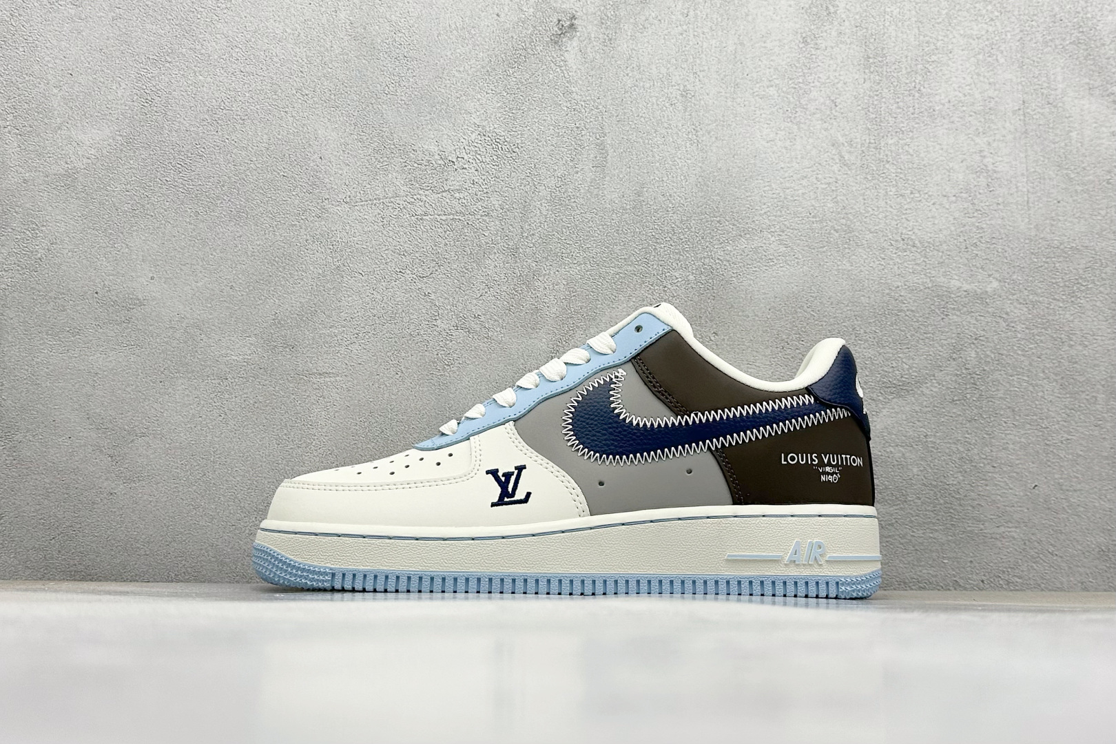 SC版Nike Air Force 1’07 Low LV联名 彩色拼接 空军一号低帮休闲板鞋 SC0601-560