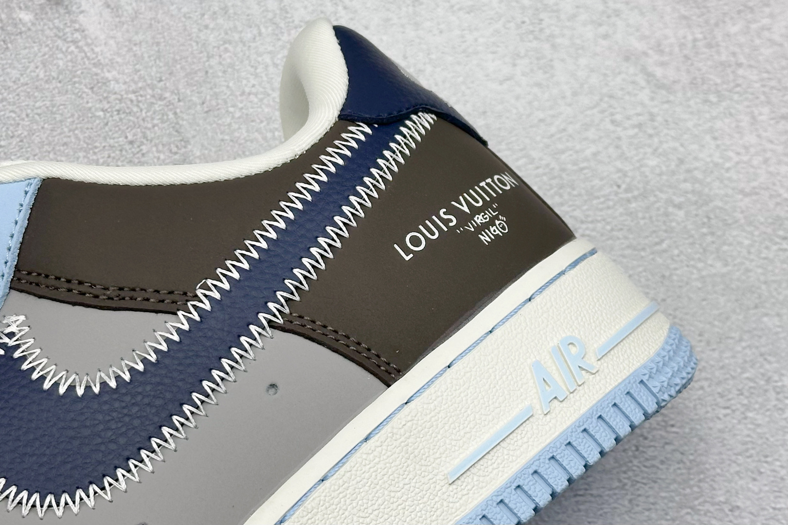 SC版Nike Air Force 1'07 Low LV联名 彩色拼接 空军一号低帮休闲板鞋 SC0601-560