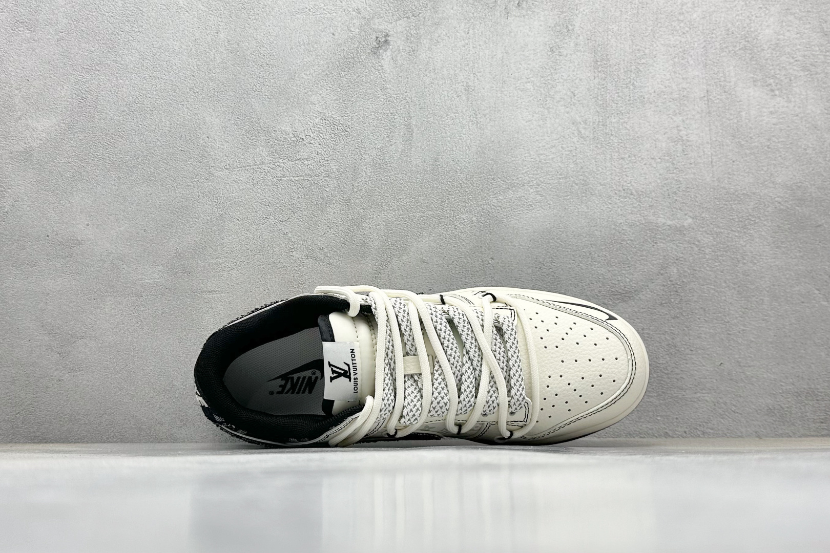 XC版Nike SB Dunk Low LV联名 黑帆布抽绳 低帮休闲板鞋 YX5066-380