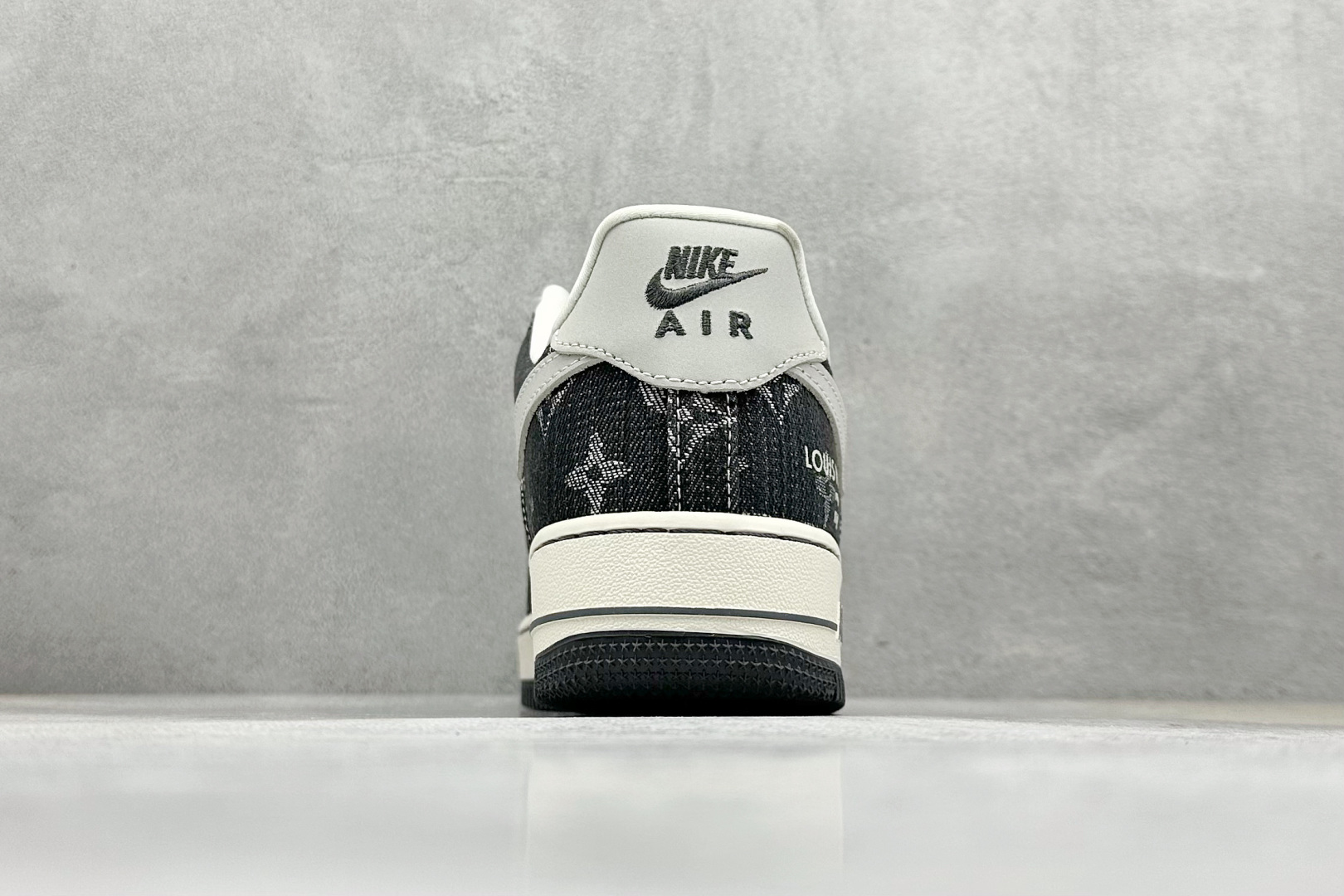 260 SC版Nike Air Force 1'07 Low LV联名 黑牛仔 空军一号低帮休闲板鞋  ZD1988-003