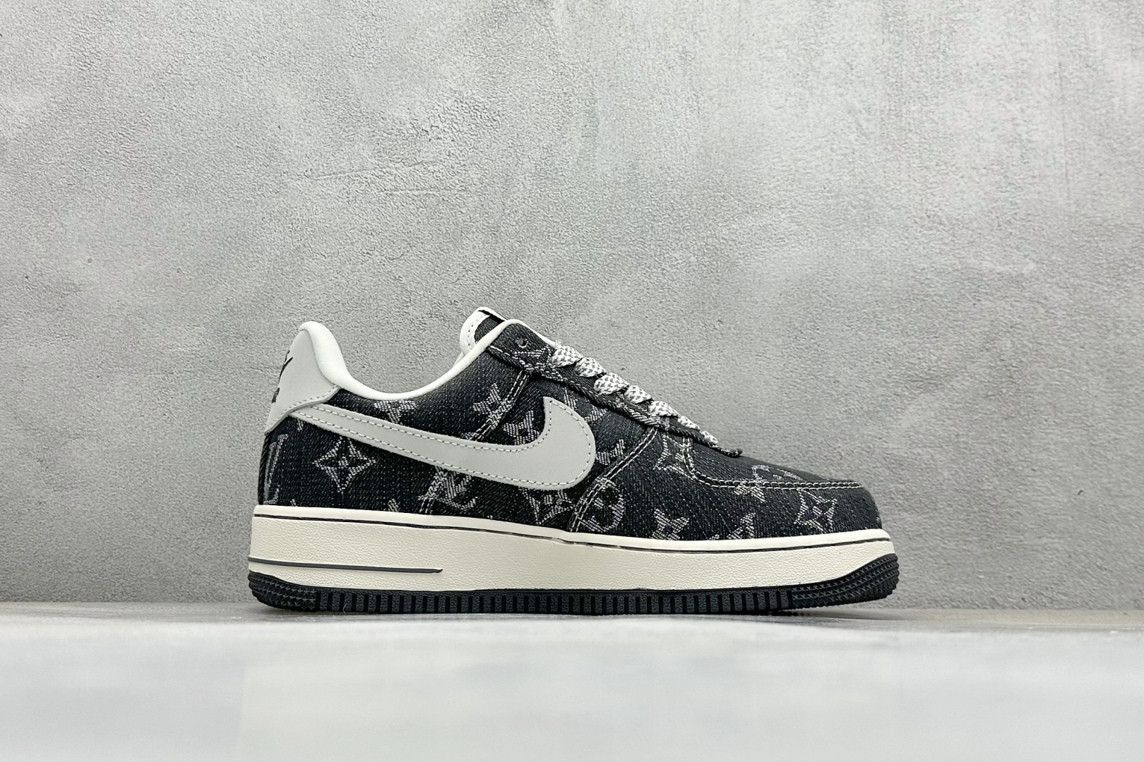 260 SC版Nike Air Force 1'07 Low LV联名 黑牛仔 空军一号低帮休闲板鞋  ZD1988-003