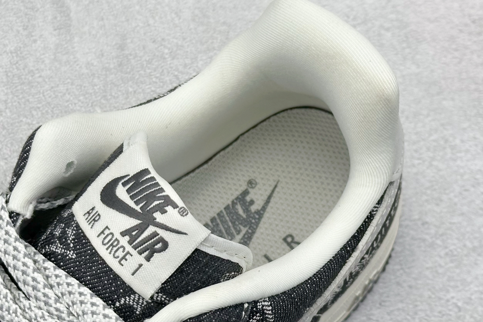 260 SC版Nike Air Force 1'07 Low LV联名 黑牛仔 空军一号低帮休闲板鞋  ZD1988-003
