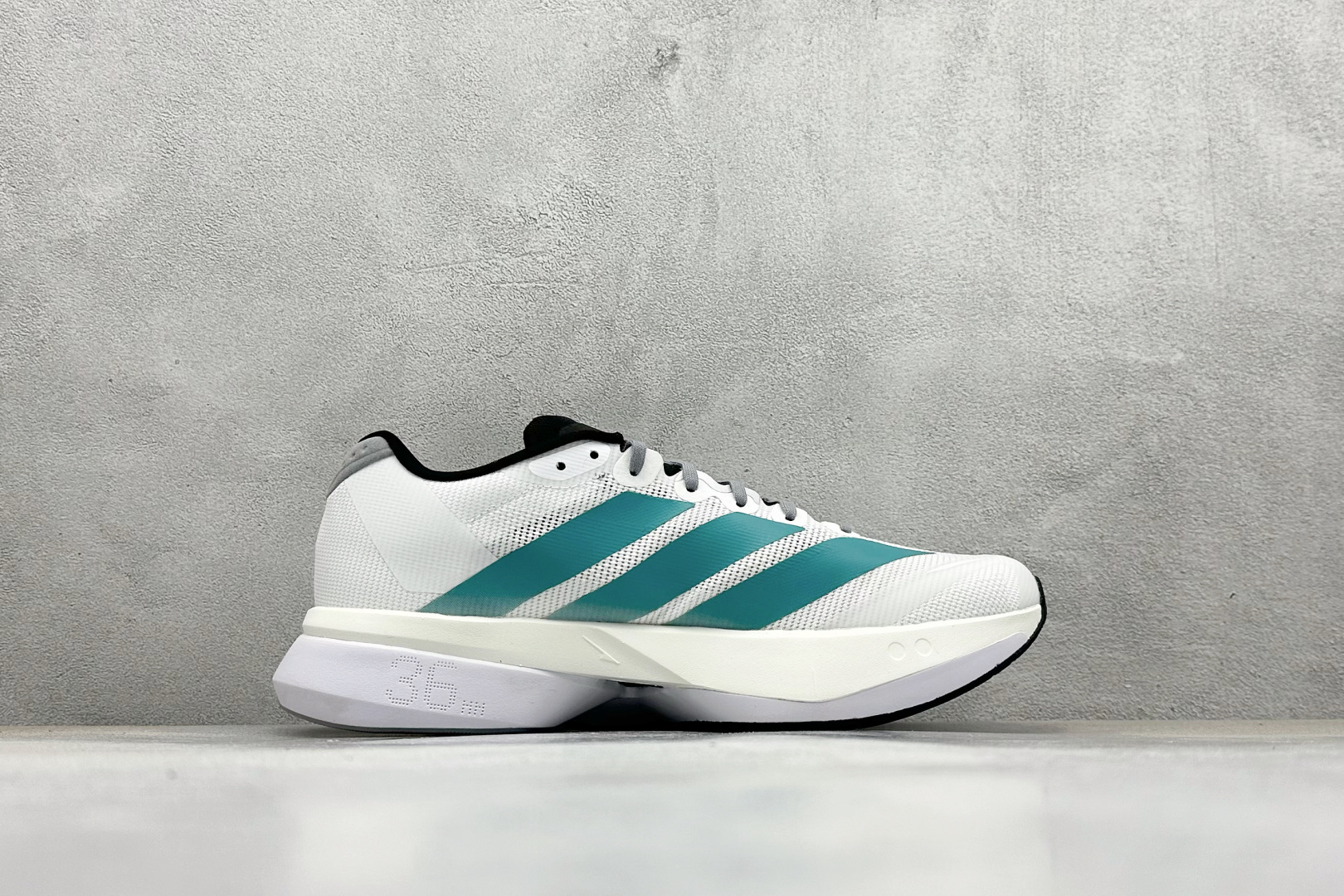 220 RS版AdidADIZERO BOST13 泡棉搭配碳纤维板 缓震透气跑步鞋 JR4791