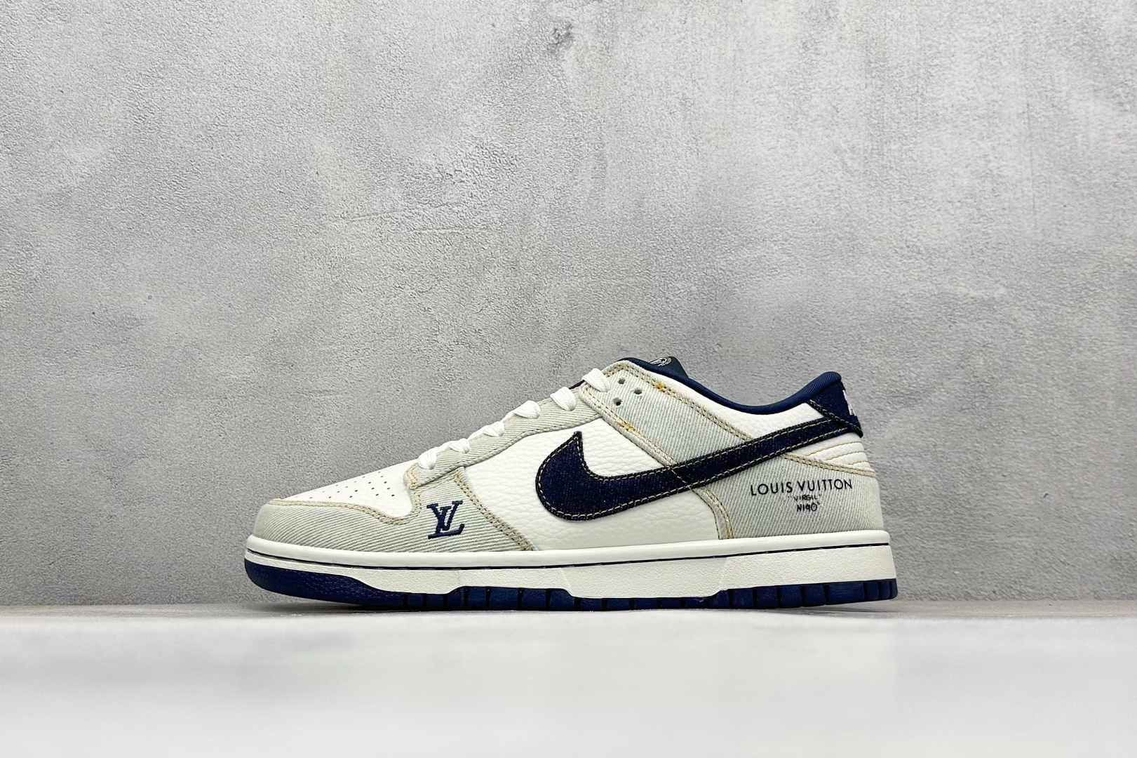 280 SC版Nike SB Dunk Low LV联名 青蓝牛仔 高端定制 低帮休闲板鞋  SC0601-450