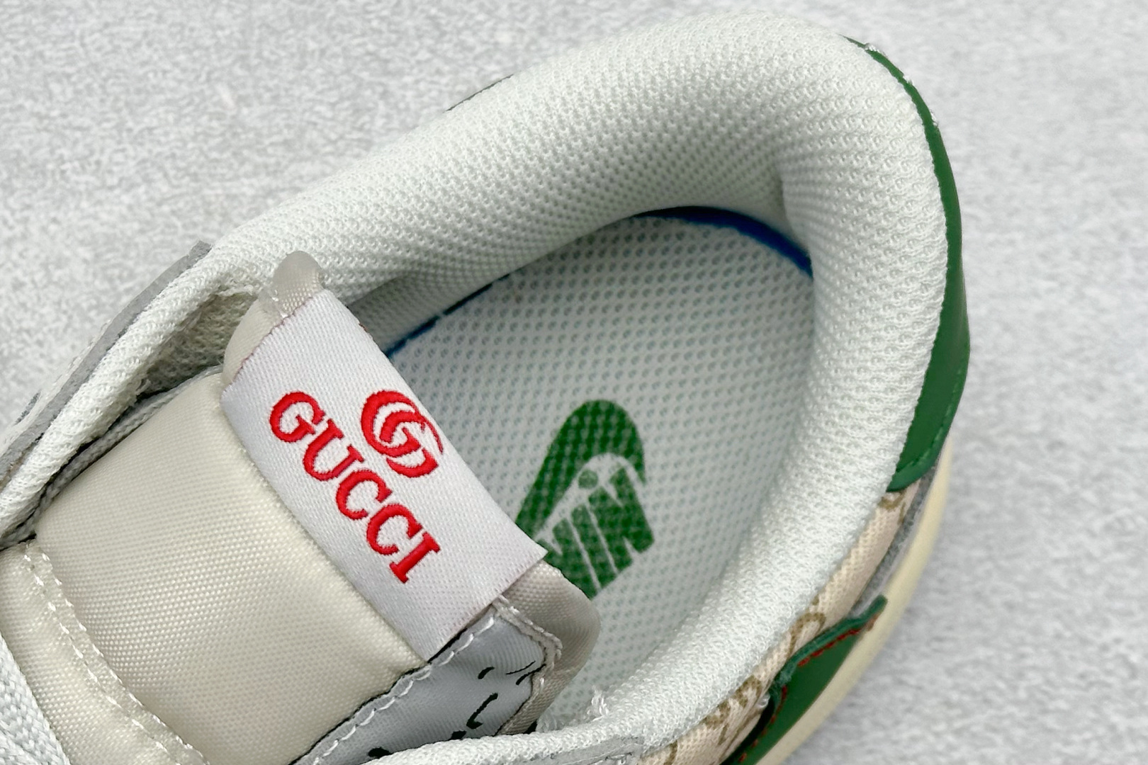 280 XC版Travis Scott x Fragment Design x Air Jordan 1 Low SP AJ1 乔1 古驰联名 花纹绿棕 低帮文化休闲板鞋  DZ5899-001