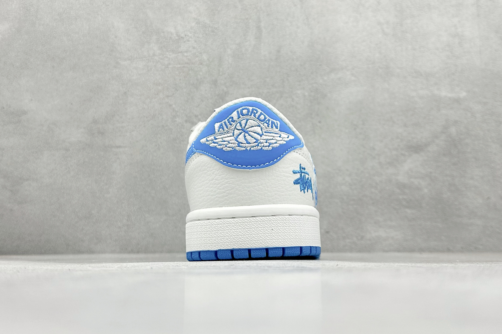280 XC版Travis Scott x Fragment Design x Air Jordan 1 Low SP AJ1 乔1 斯图西联名 冰山蓝 低帮文化休闲板鞋  DZ5899-007
