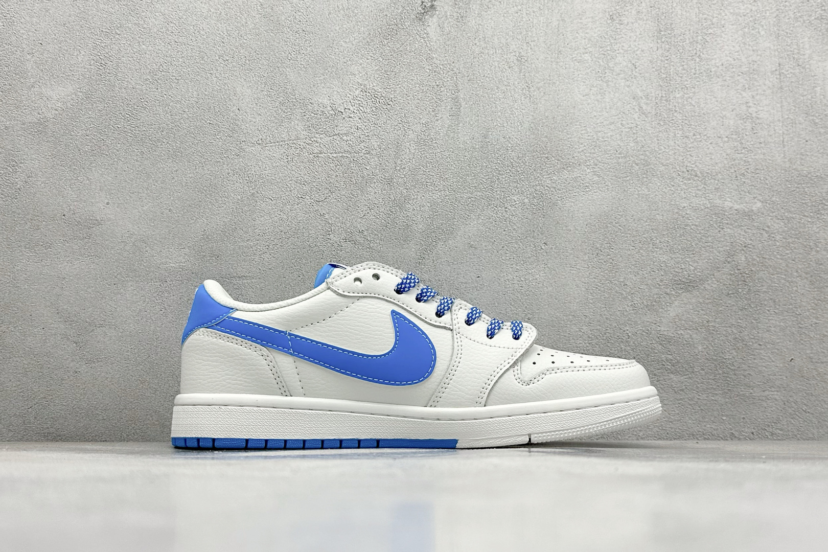 280 XC版Travis Scott x Fragment Design x Air Jordan 1 Low SP AJ1 乔1 斯图西联名 冰山蓝 低帮文化休闲板鞋  DZ5899-007
