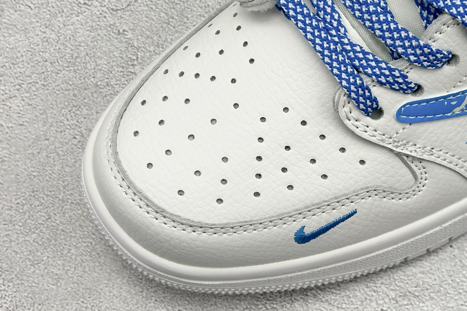 280 XC版Travis Scott x Fragment Design x Air Jordan 1 Low SP AJ1 乔1 斯图西联名 冰山蓝 低帮文化休闲板鞋  DZ5899-007