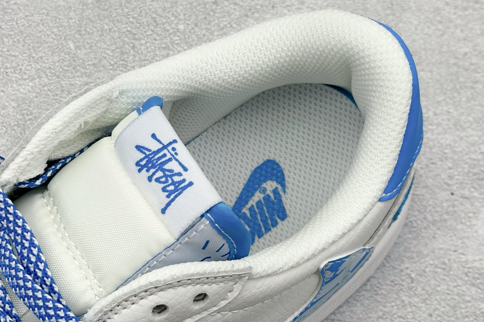 280 XC版Travis Scott x Fragment Design x Air Jordan 1 Low SP AJ1 乔1 斯图西联名 冰山蓝 低帮文化休闲板鞋  DZ5899-007