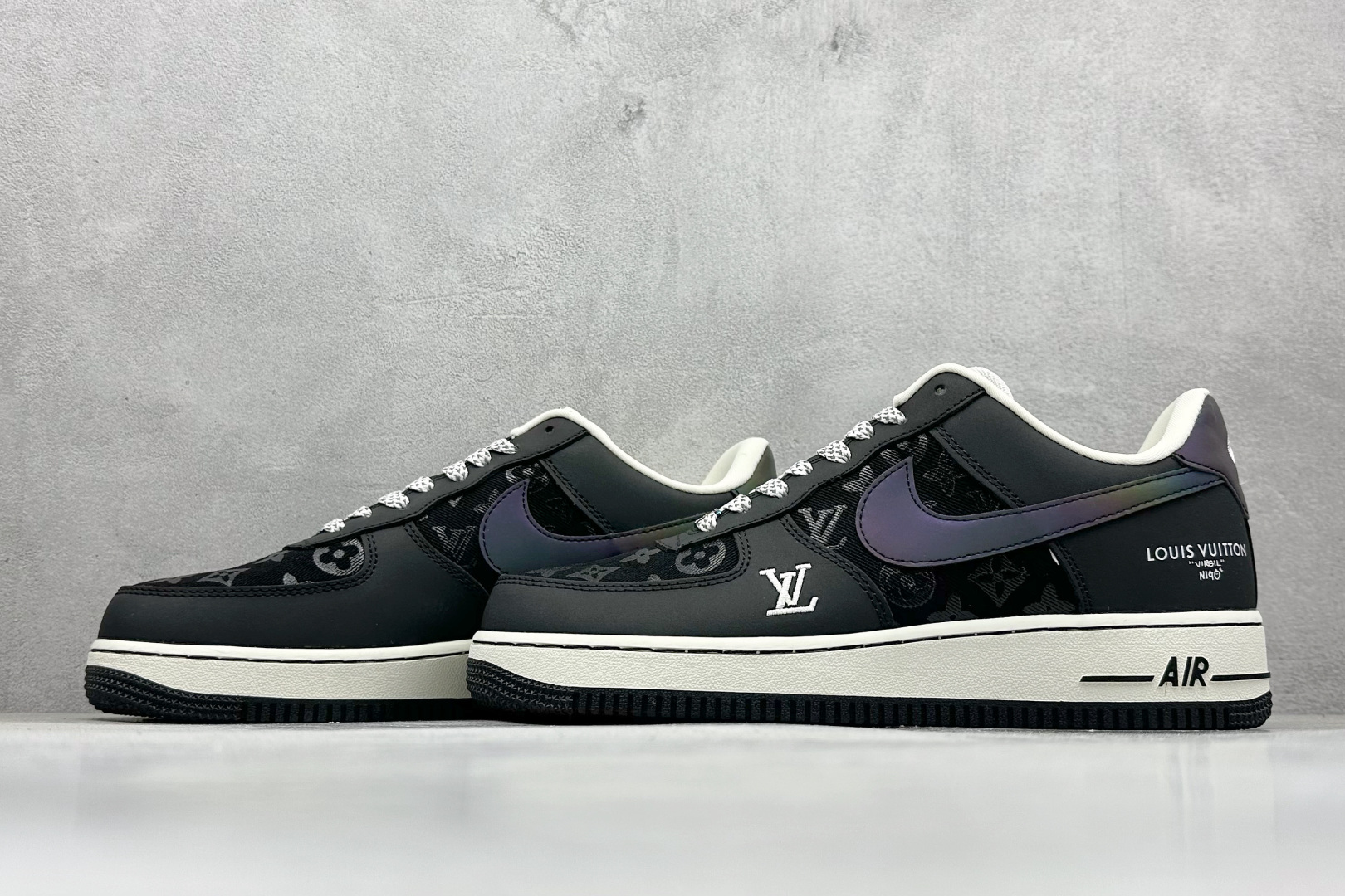 260 SC版Nike Air Force 1'07 Low LV联名 镭射渐变 空军一号低帮休闲板鞋 SC0601-573