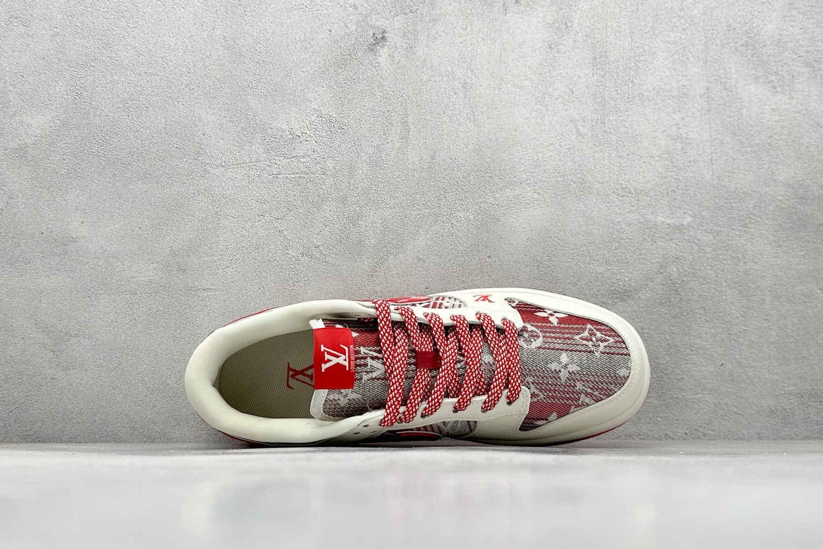 240 Nike SB Dunk Low “路易威登LV联名---米白红帆布印花”  DS6608-003