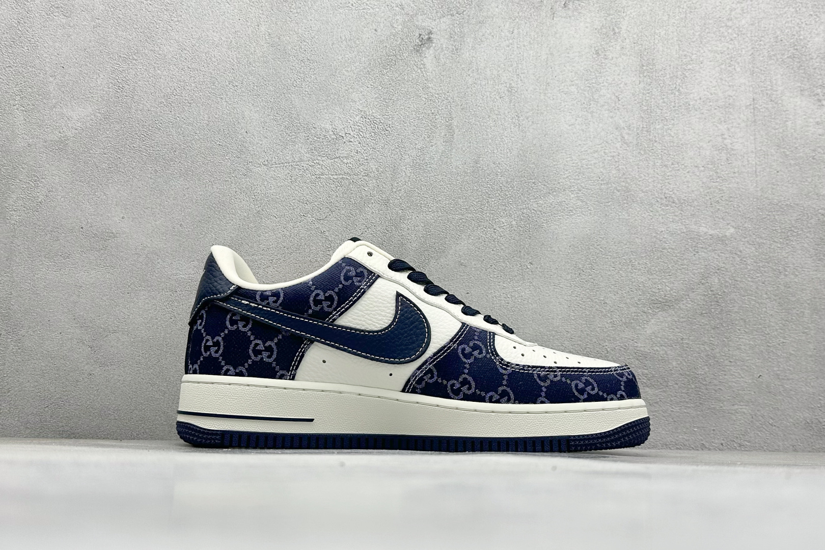 260 SC版Nike Air Force 1'07 Low 古驰联名 藏蓝牛仔 空军一号低帮休闲板鞋 SC0601-568