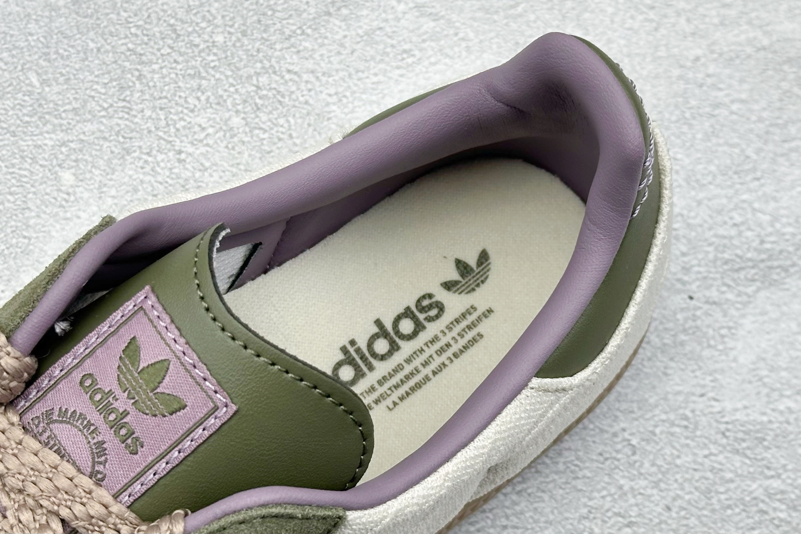 150 Adidoriginals Samba 棕紫绿  JP5675