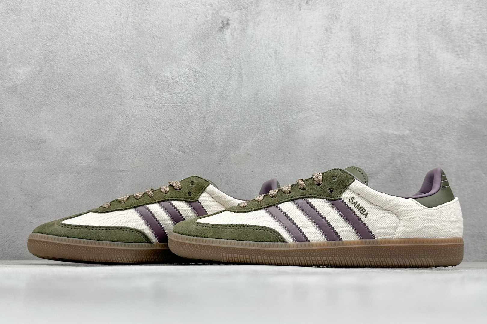 150 Adidoriginals Samba 棕紫绿  JP5675