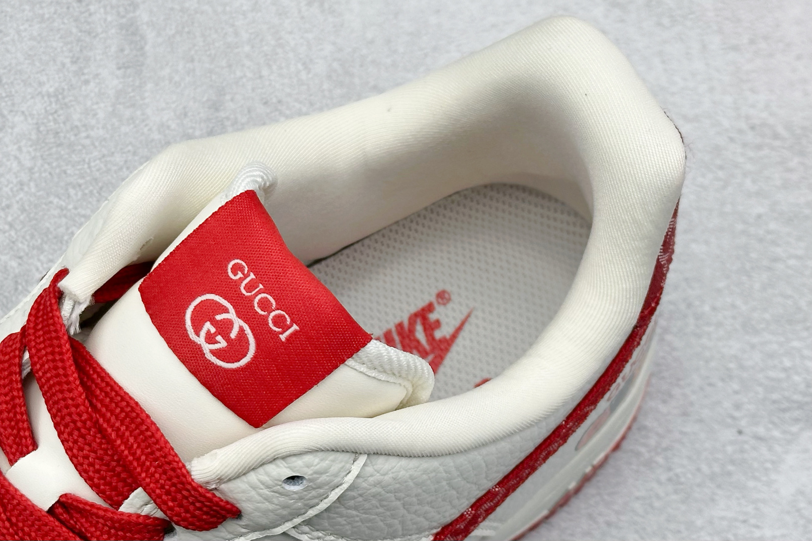260 SC版Nike Air Force 1'07 Low 古驰联名 白红 空军一号低帮休闲板鞋  SC0601-570