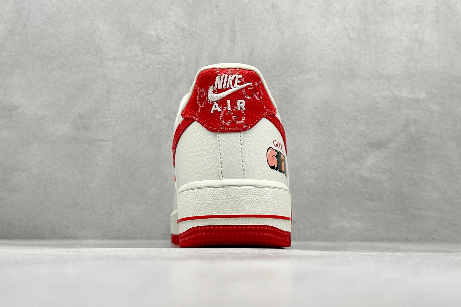 260 SC版Nike Air Force 1'07 Low 古驰联名 白红 空军一号低帮休闲板鞋  SC0601-570