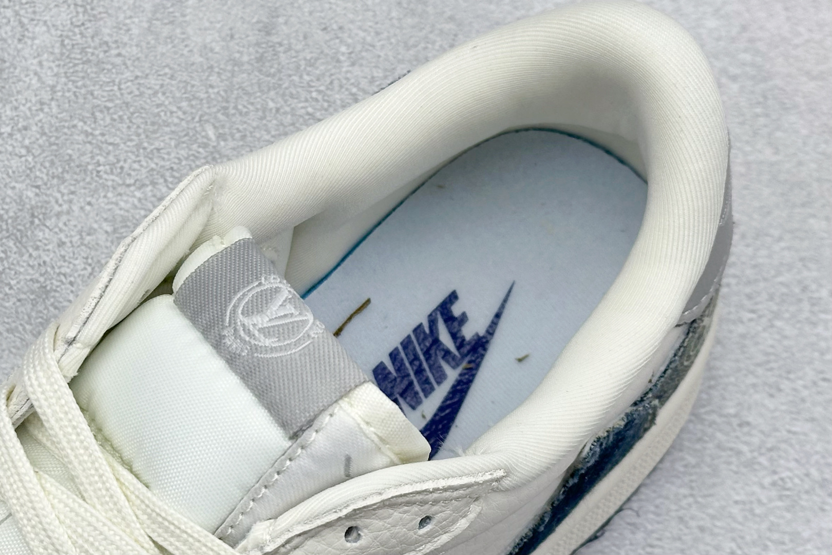 280 SC版Travis Scott x Fragment Design x Air Jordan 1 Low SP AJ1 乔1 LV联名 扎染牛仔 低帮文化休闲板鞋  LD2028-048