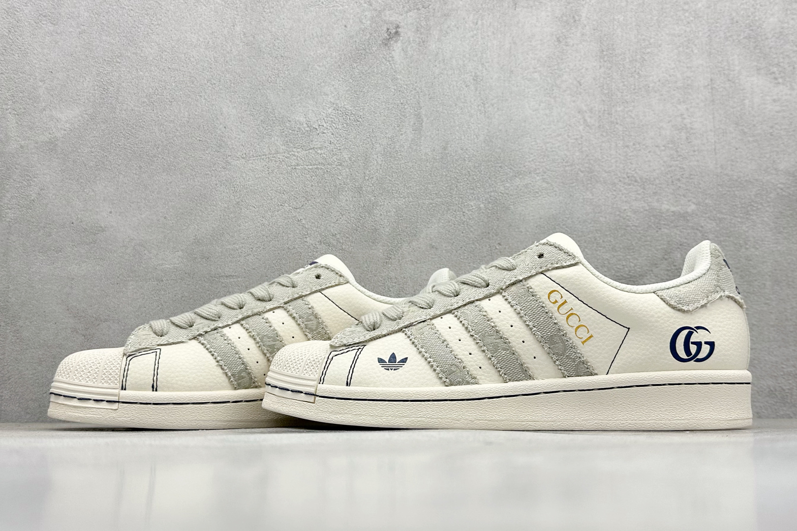 220 AD Originals Superstar x GUCCI 白灰  JY8921