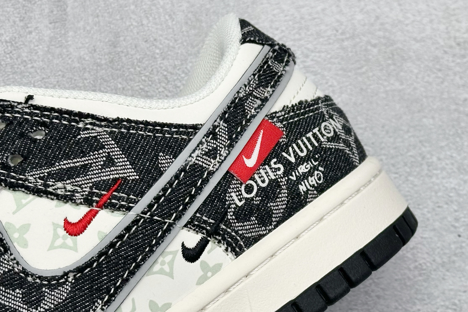 280 XC版Nike SB Dunk Low LV联名 猪八黑牛仔  低帮休闲板鞋 YX5066-382