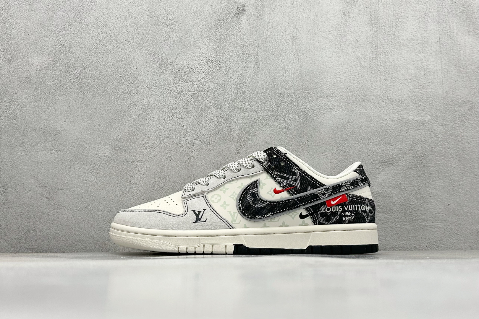 280 XC版Nike SB Dunk Low LV联名 猪八黑牛仔  低帮休闲板鞋 YX5066-382