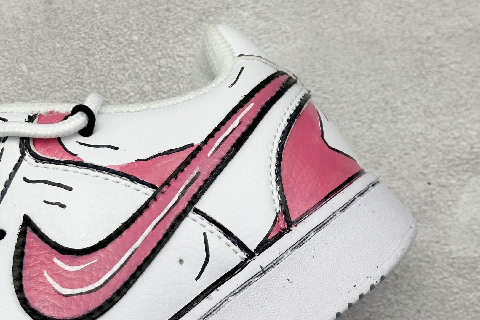 210 Nike Court VisiLow 定制涂鸦绑带 校园风低帮复古篮球板鞋 DH3158-101