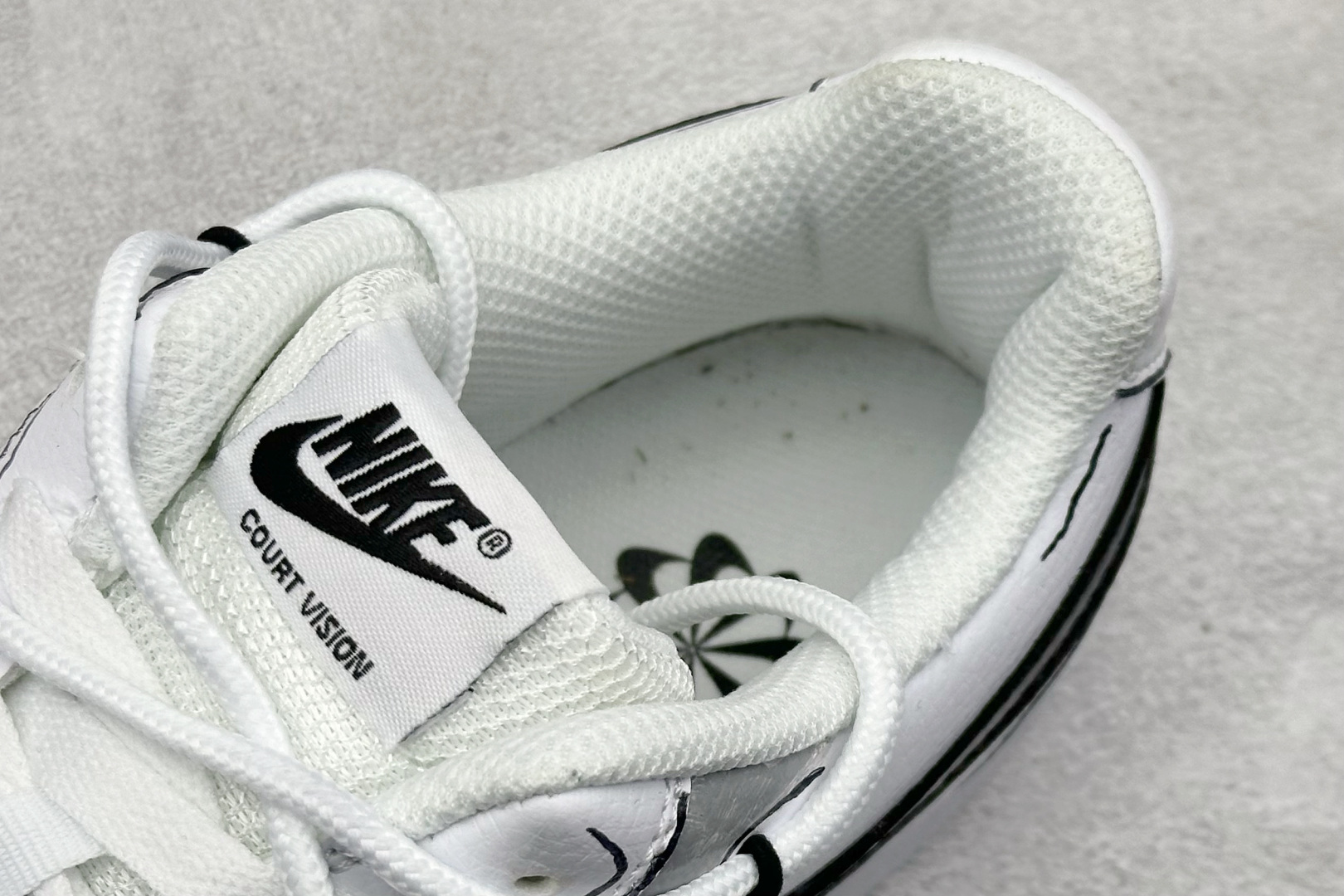 210 Nike Court VisiLow 定制涂鸦绑带 校园风低帮复古篮球板鞋 DH2987-101