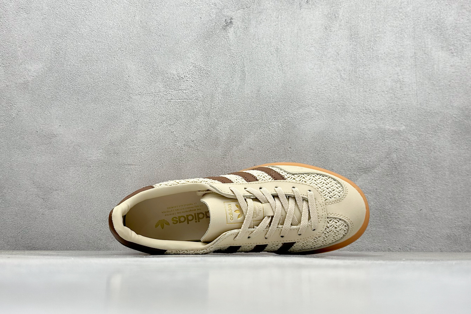 160 AdidOriginals Gazelle INdoor 三叶草休闲防滑耐磨低帮板鞋 JS1418