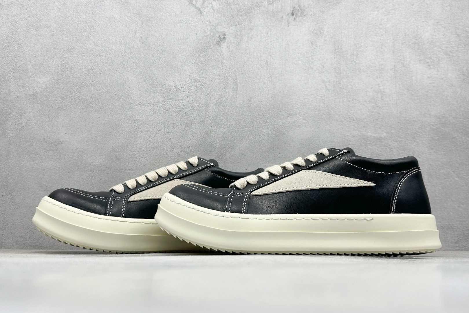 220 OK版Rick Owens Drkshdw 瑞克·欧文低帮牛仔布时尚运动板鞋