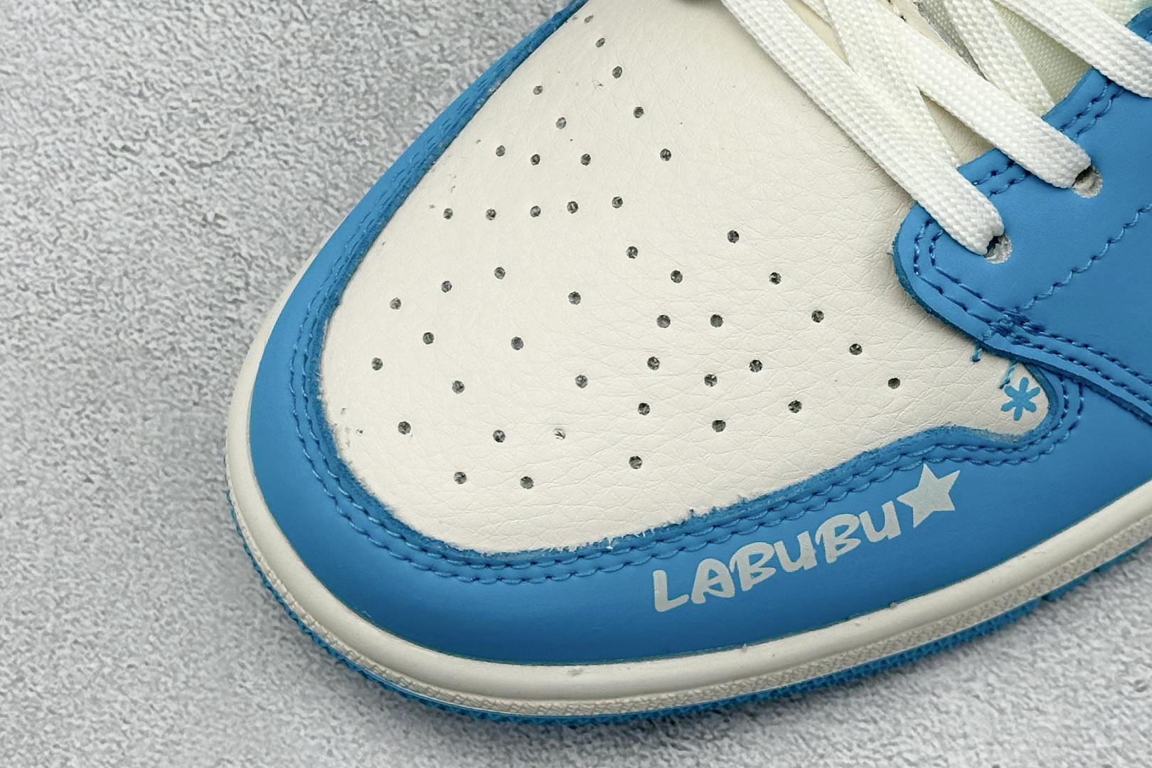 280 XC版Nike AJ1 Low 白蓝拉布布联名 低帮休闲板鞋  QG2025-007