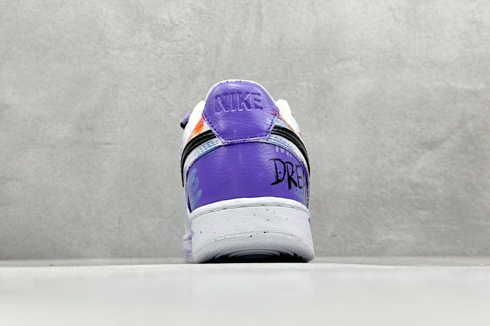 260 Nike Court VisiLow 定制涂鸦绑带 校园风低帮复古篮球板鞋 DH3158-101