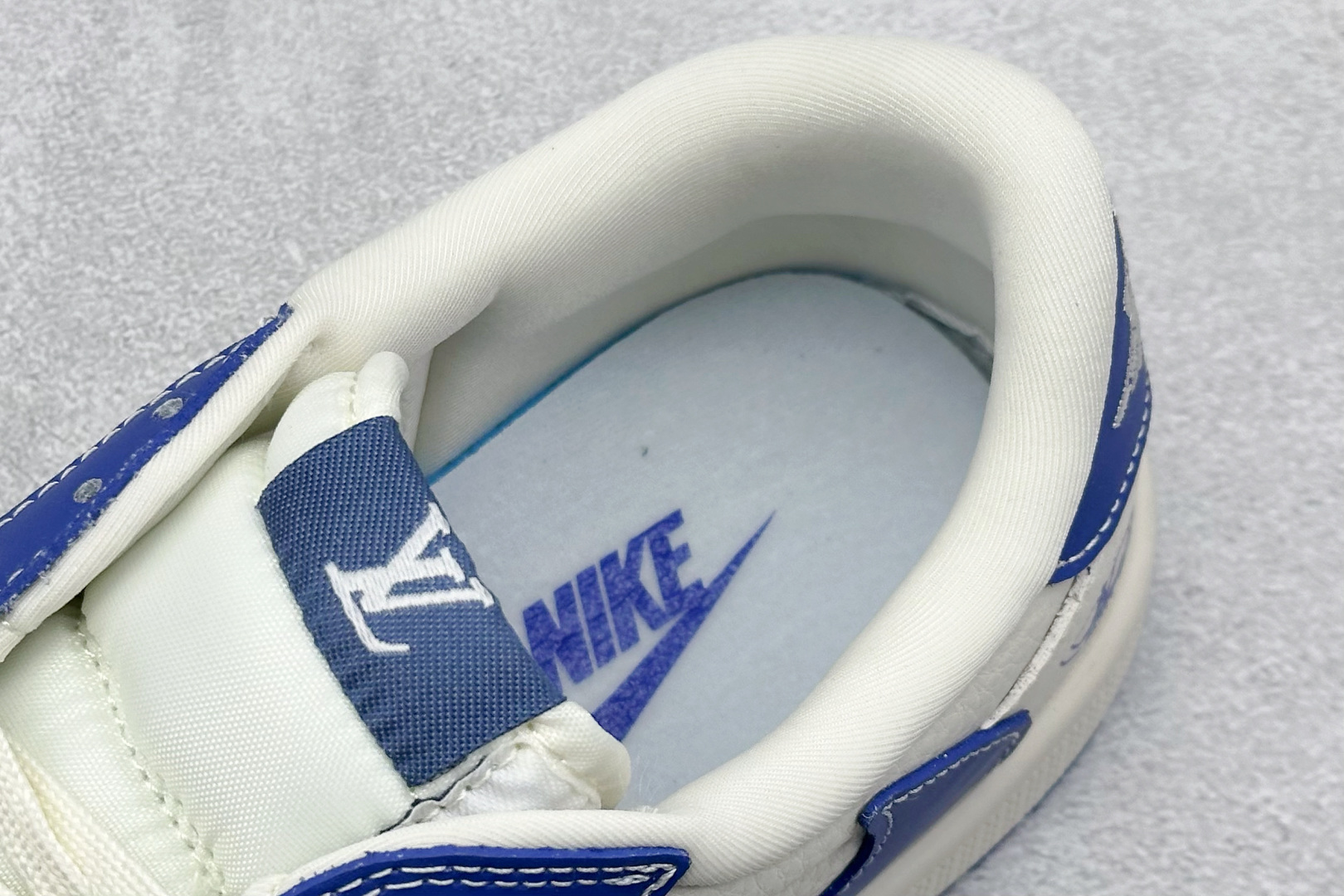 280 SC版Travis Scott x Fragment Design x Air Jordan 1 Low SP AJ1 乔1 LV联名 白蓝花饰 低帮文化休闲板鞋  LD2028-042