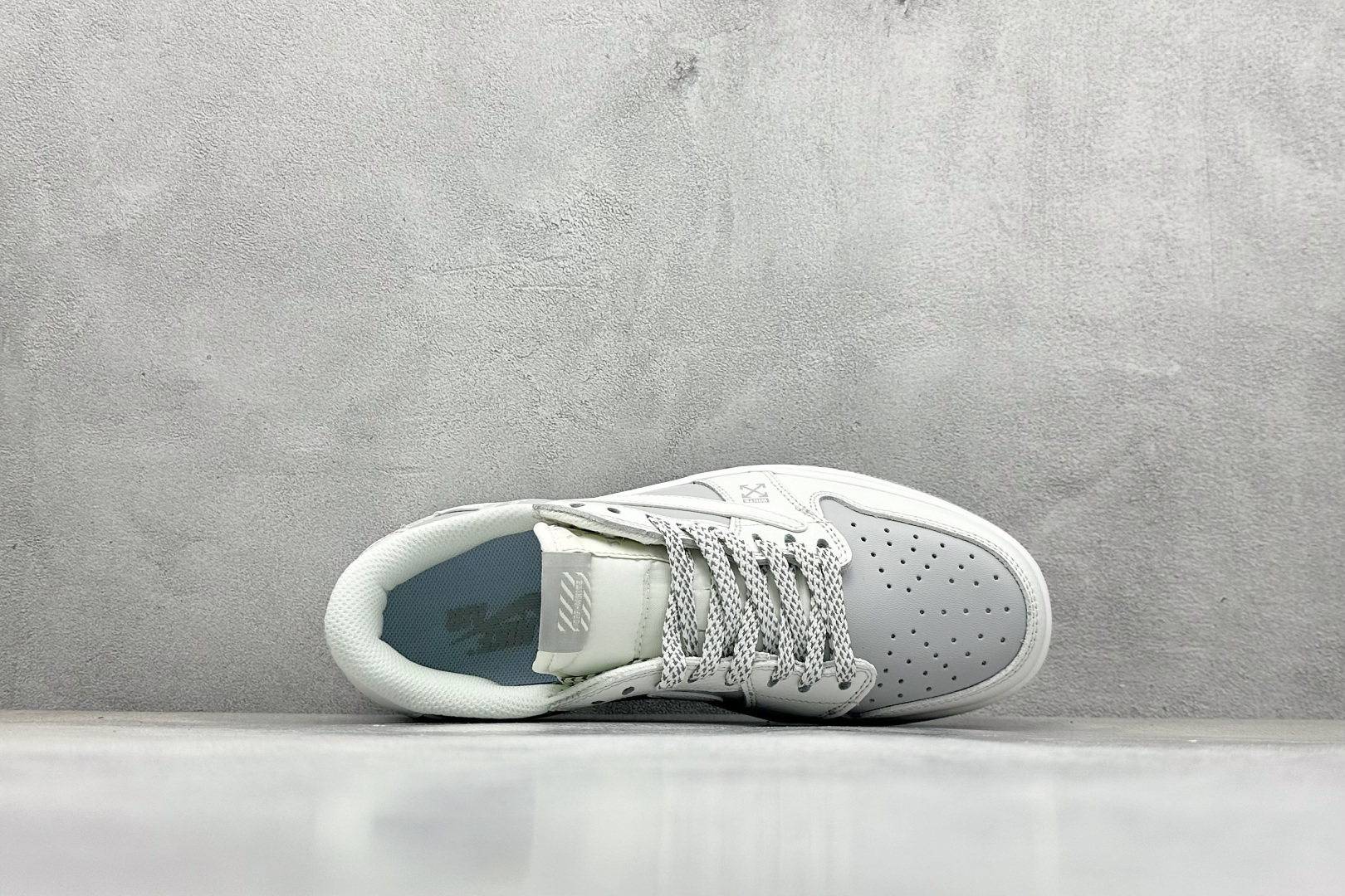 280 XC版Travis Scott x Fragment Design x Air Jordan 1 Low SP AJ1 乔1 OFF联名 星光灰 低帮文化休闲板鞋 DZ5899-009