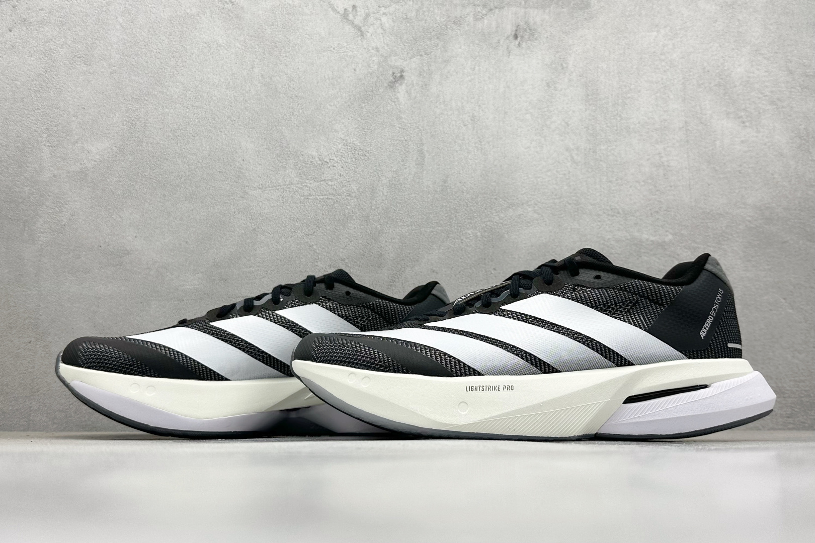 220 RS版Adidas ADIZERO BOSTON 13 泡棉搭配碳纤维板 缓震透气跑步鞋 JS4938
